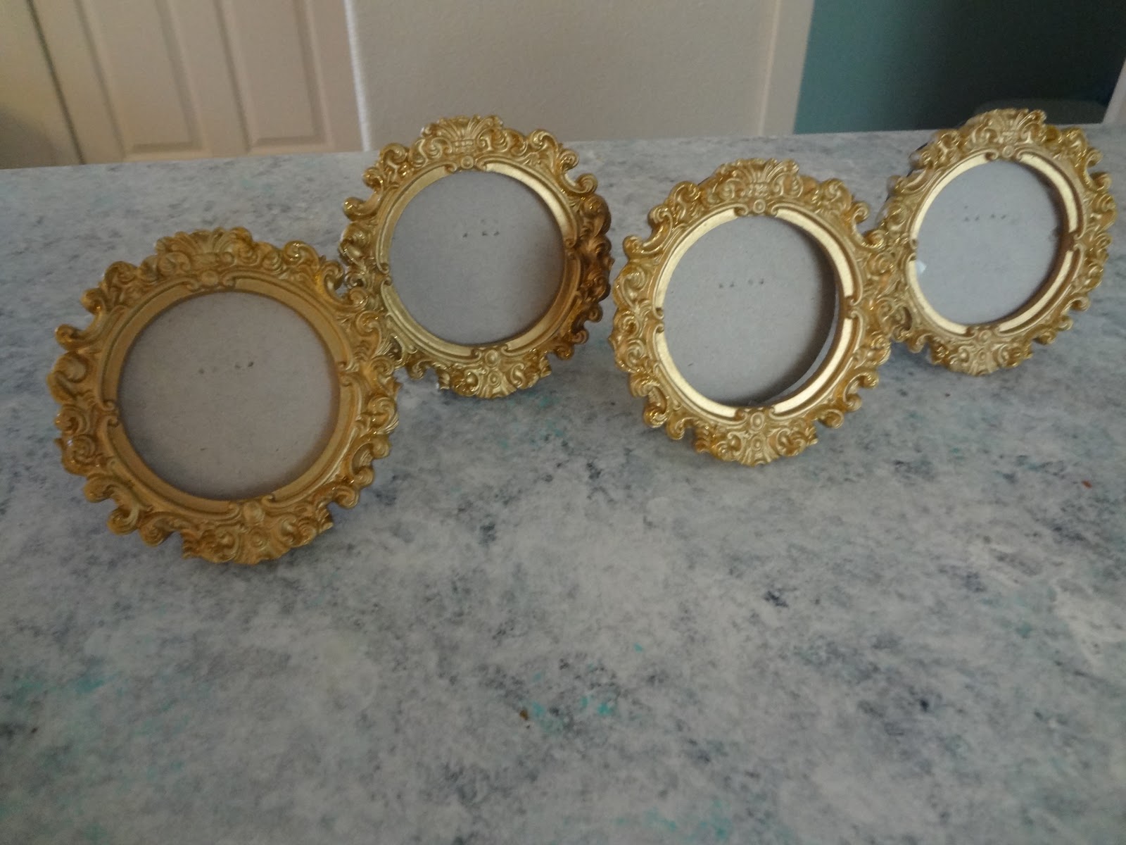 Not So Shabby Shabby Chic Tiny Glittered Frames