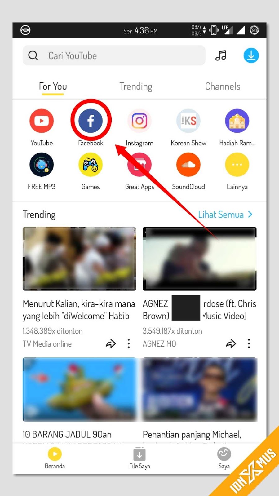 Download Video Menggunakan Snaptube