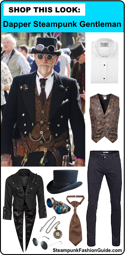 shop this look: steampunk mens clothing