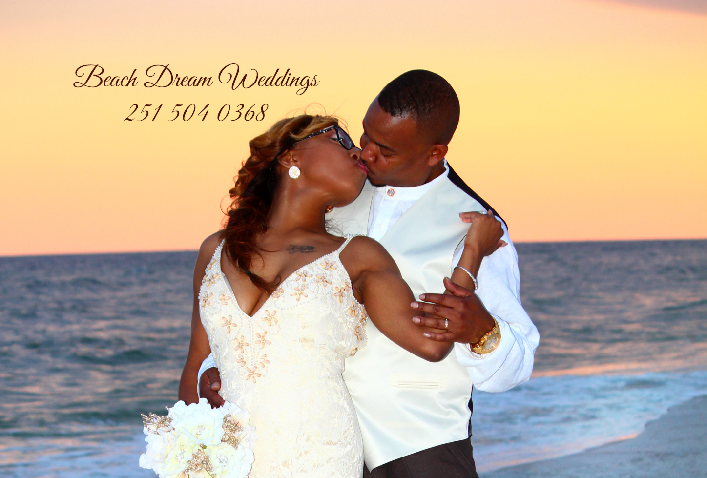 Beach Dream Wedding Of Delwin And Kayla In Orange Beach Alabama