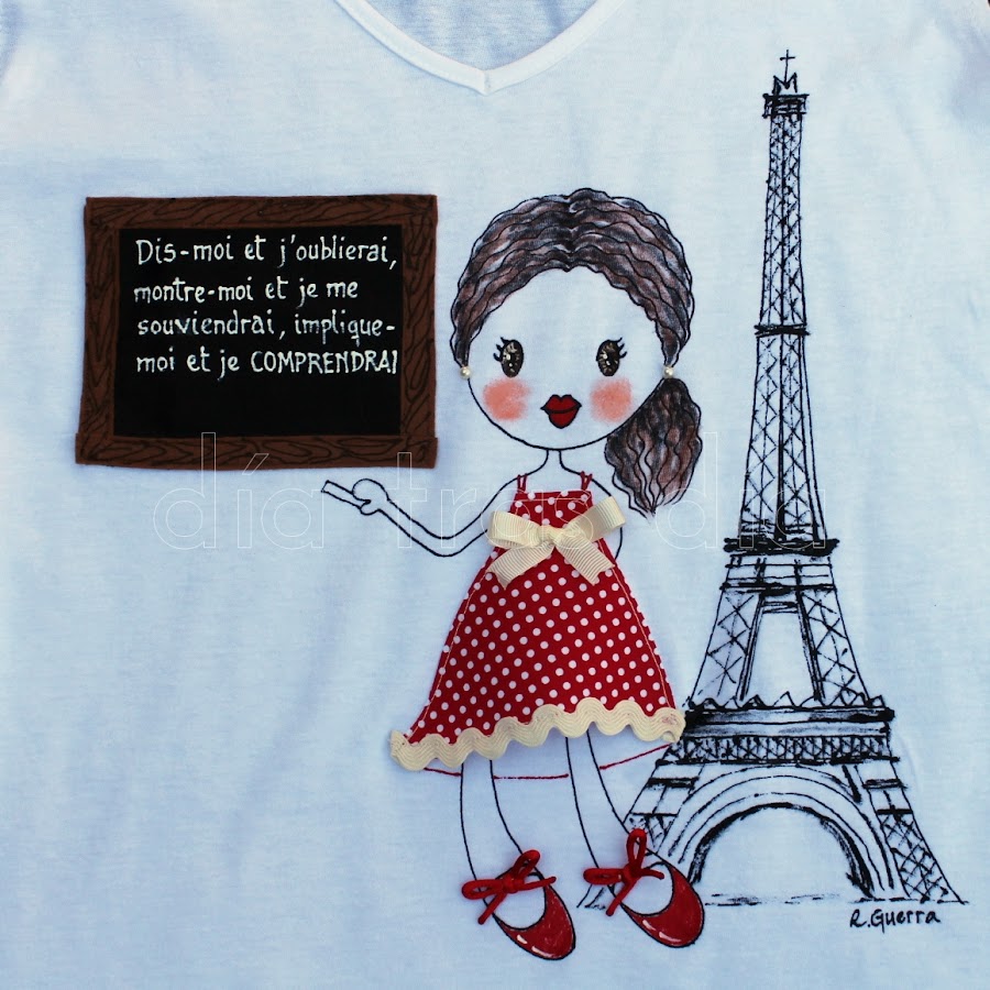 Camiseta profe personalizada