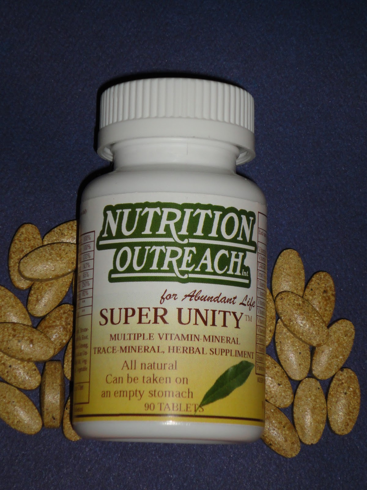 Nutrition Outreach Int. SUPER UNITY the most complete multivitamin