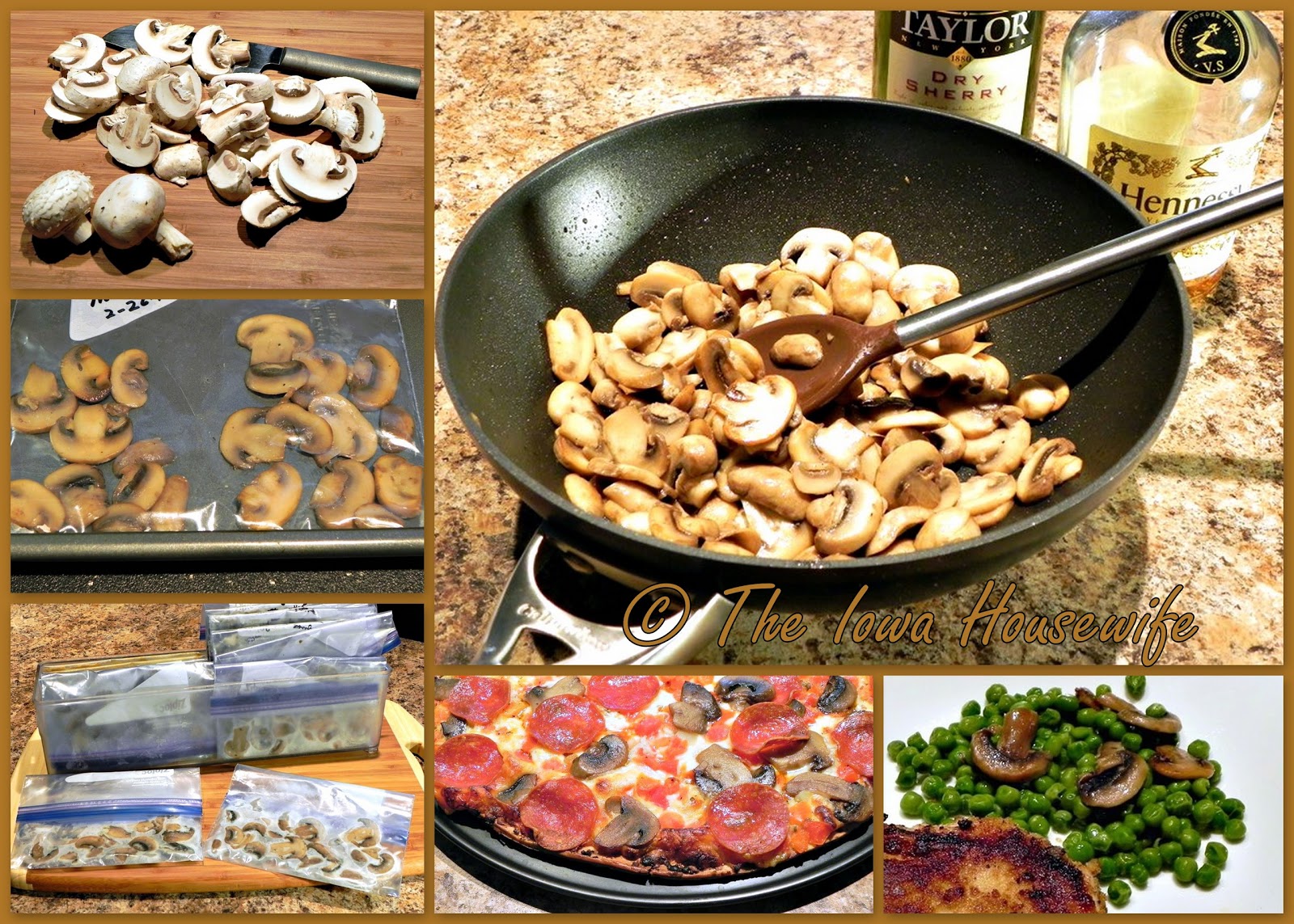 The Iowa Housewife Use It Up...Freeze Your Mushrooms