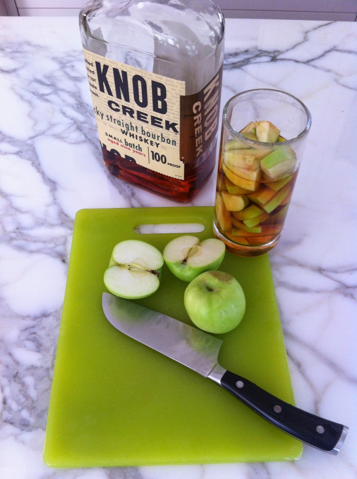 bourbon whisky macerated apples © Verdance Landscape Design