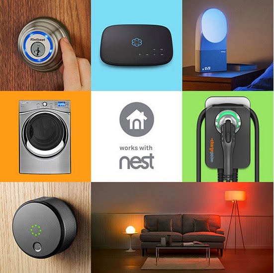 圖片說明："Work with Nest" 物聯網生態圈