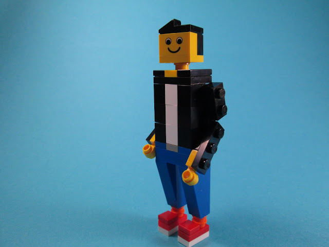MOC LEGO personagem, figura humana
