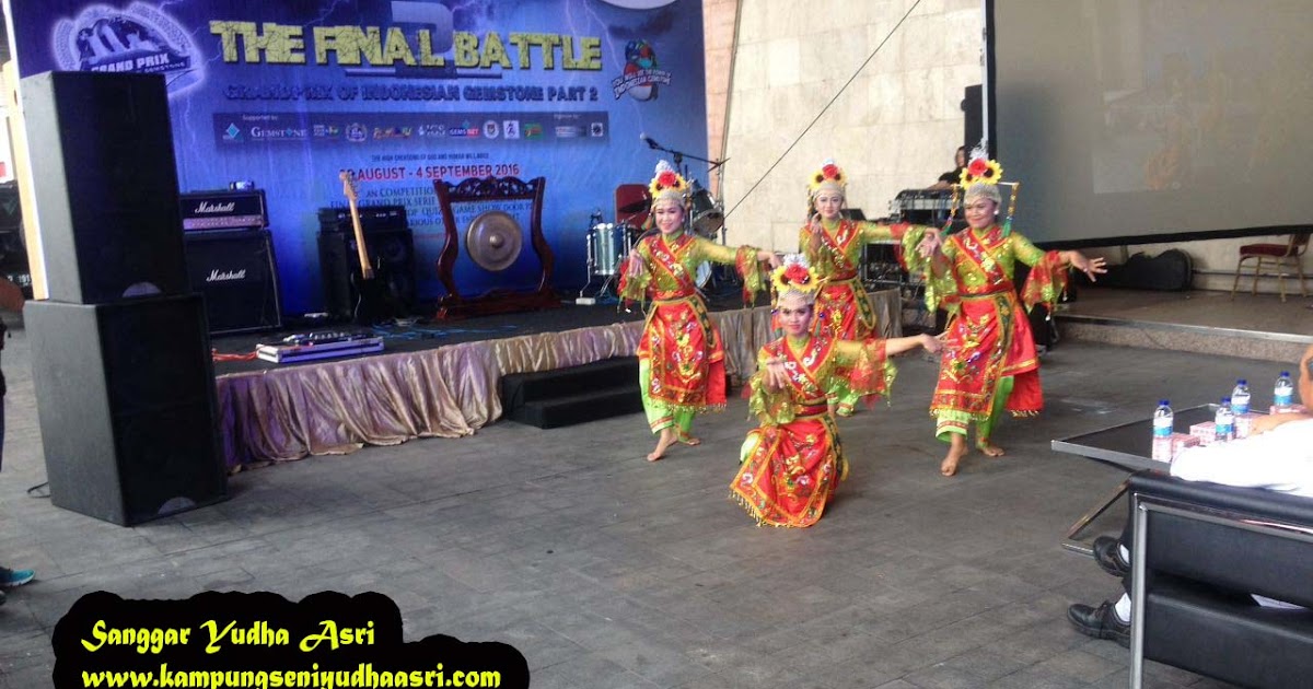 Tari Lenggang Nyai Dalam Acara The Final Battle Gemstone Part 2 Mangga Dua Square Jakarta
