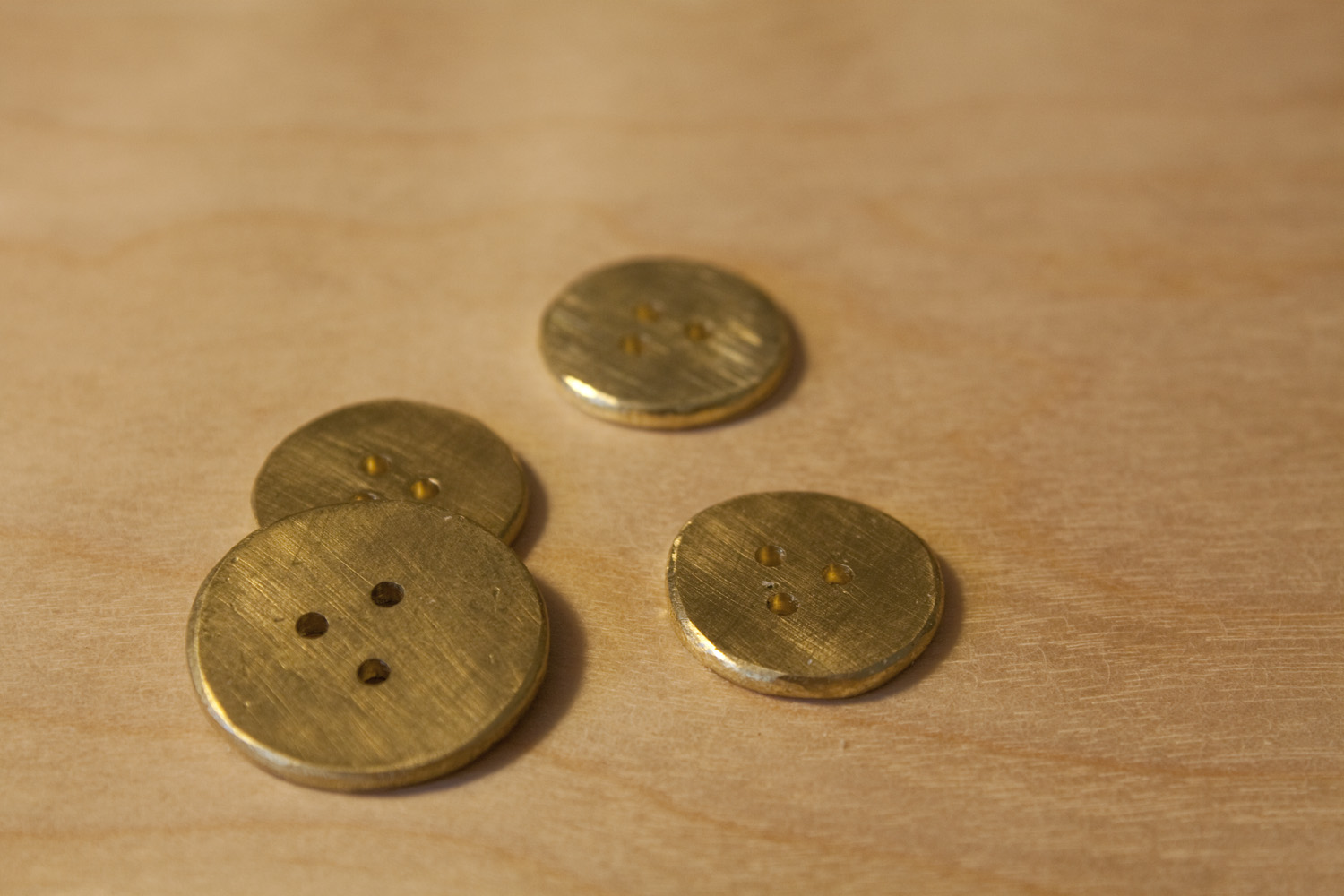 nothing is perfect brass buttons