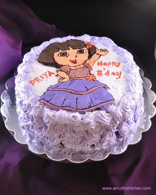 dora princess cake