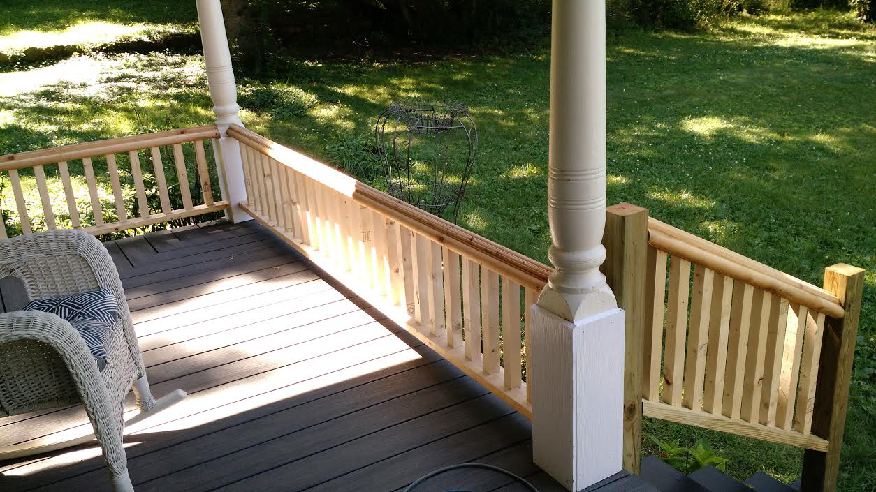 1893 Victorian Farmhouse Railings for the Wrap Around Porch