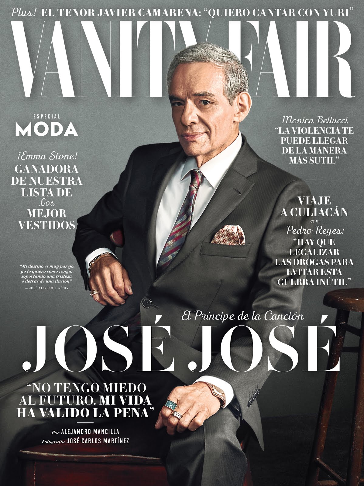 José José en la portada de Vanity Fair México Noticias de