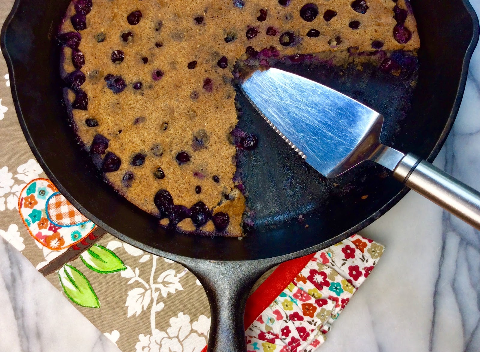 Food Fitness by Paige Cast Iron Blueberries