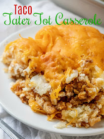 Taco Tater Tot Casserole recipe at Served Up With Love