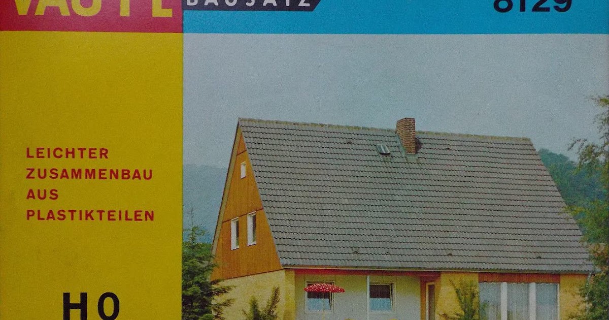 Bahnbauten H0/TT/N: {Wohnhaus} nach OKAL Haus Typ 130