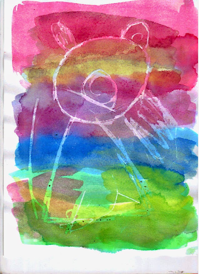 Info Garderie Peinture A L Eau Et Crayon De Cire