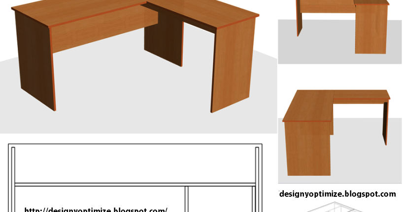 Diseño De Muebles Madera: Cómo Construir Escritorio Para Oficina En