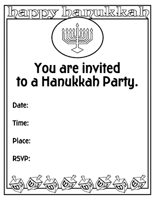 Free Invitations Coloring Pages To Kids