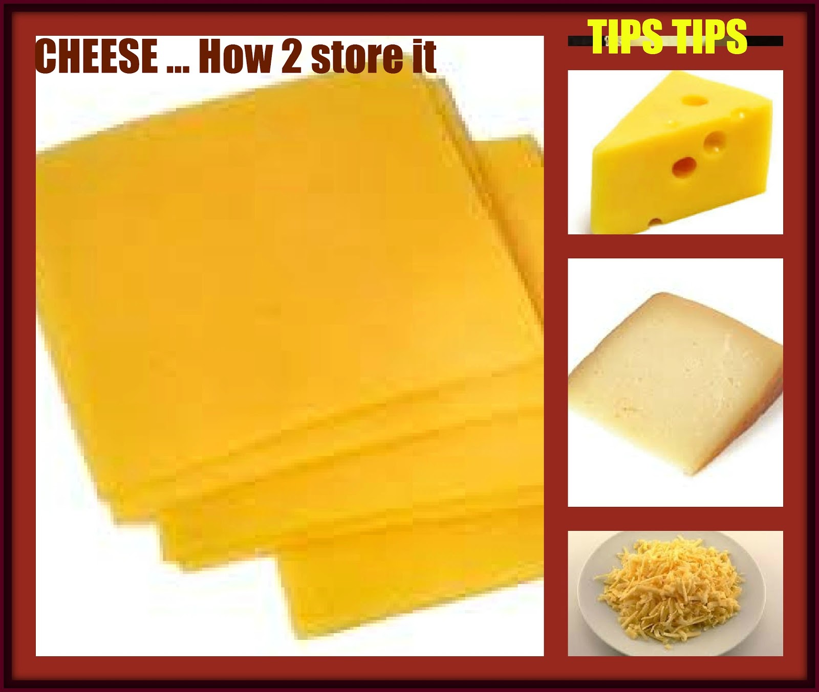USHA'S KITCHEN Have u wondered how to store Cheese?