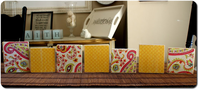 I Heart My Glue Gun: Personalized Letter Blocks