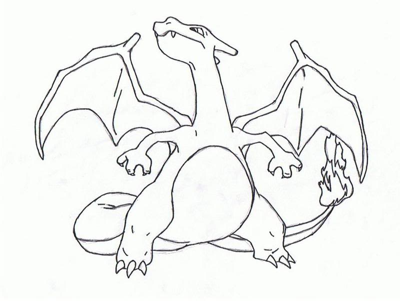 charizard pokemon coloring pages - photo #15