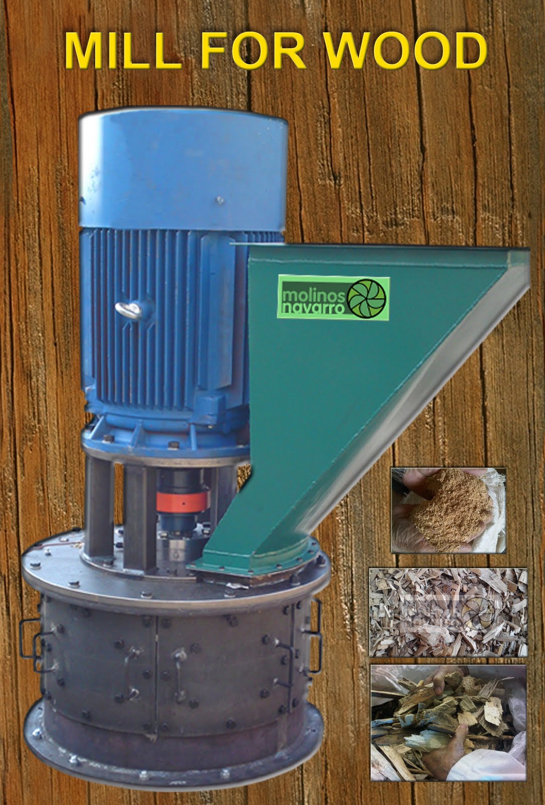 Molino sin tamiz: MILL FOR WOOD