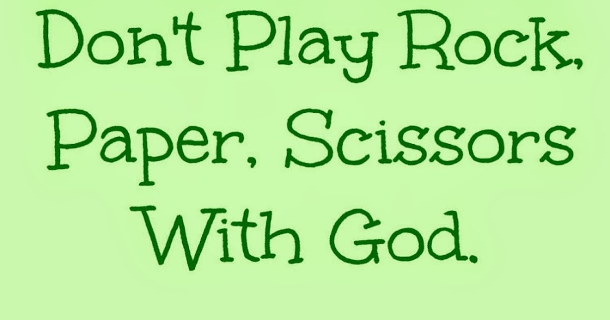 1Minute Bible Love Notes Rock, Paper, Scissors