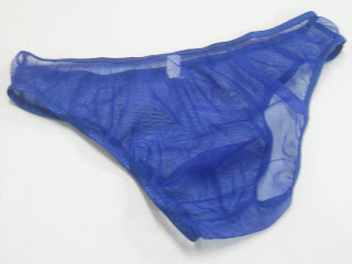 FASHION CARE 2U: UM171-5 Dark Blue Sexy Mesh Transparent Men's Underwear