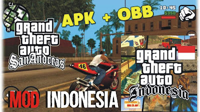 GTA San Andreas Lite MOD Indonesia APK All GPU + Data (200 MB) Terbaru 2019