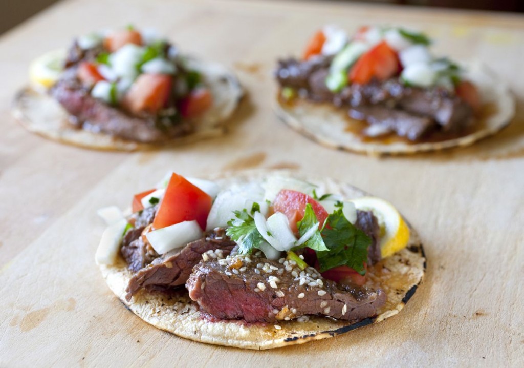 Korean Kalbi Beef Tacos with Cilantro Lime Salsa Cook'n is Fun Food