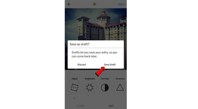 Tips Save Draft Foto Di Instagram