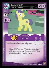 My Little Pony Comet Tail, Out of Control Absolute Discord CCG Card