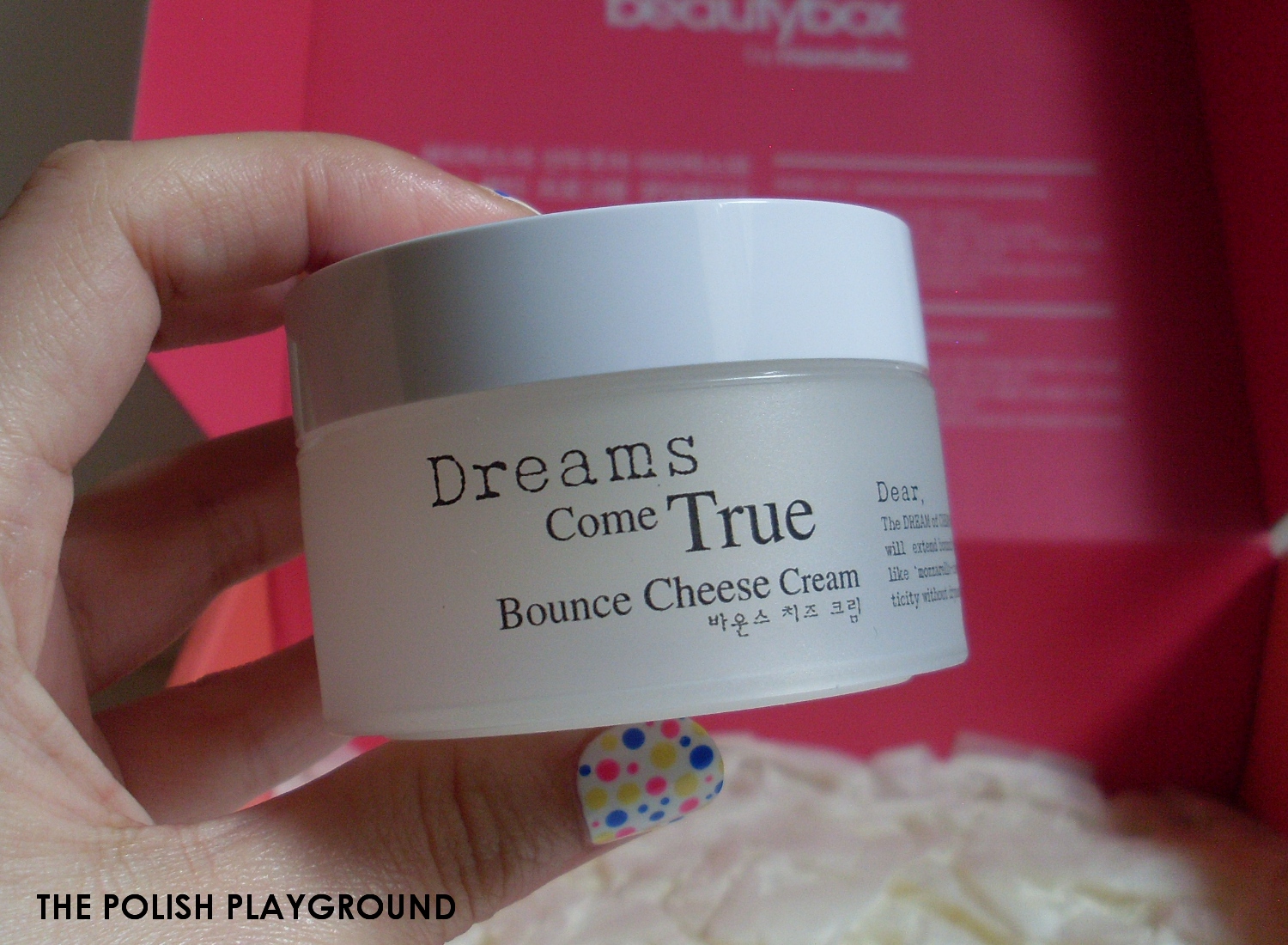 Memebox Luckybox #1 Unboxing and First Impressions - Dear by Enprani Bounce Cheese Cream