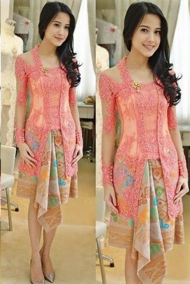 Contoh Kebaya Modern  Rok Pendek untuk Remaja Kumpulan 