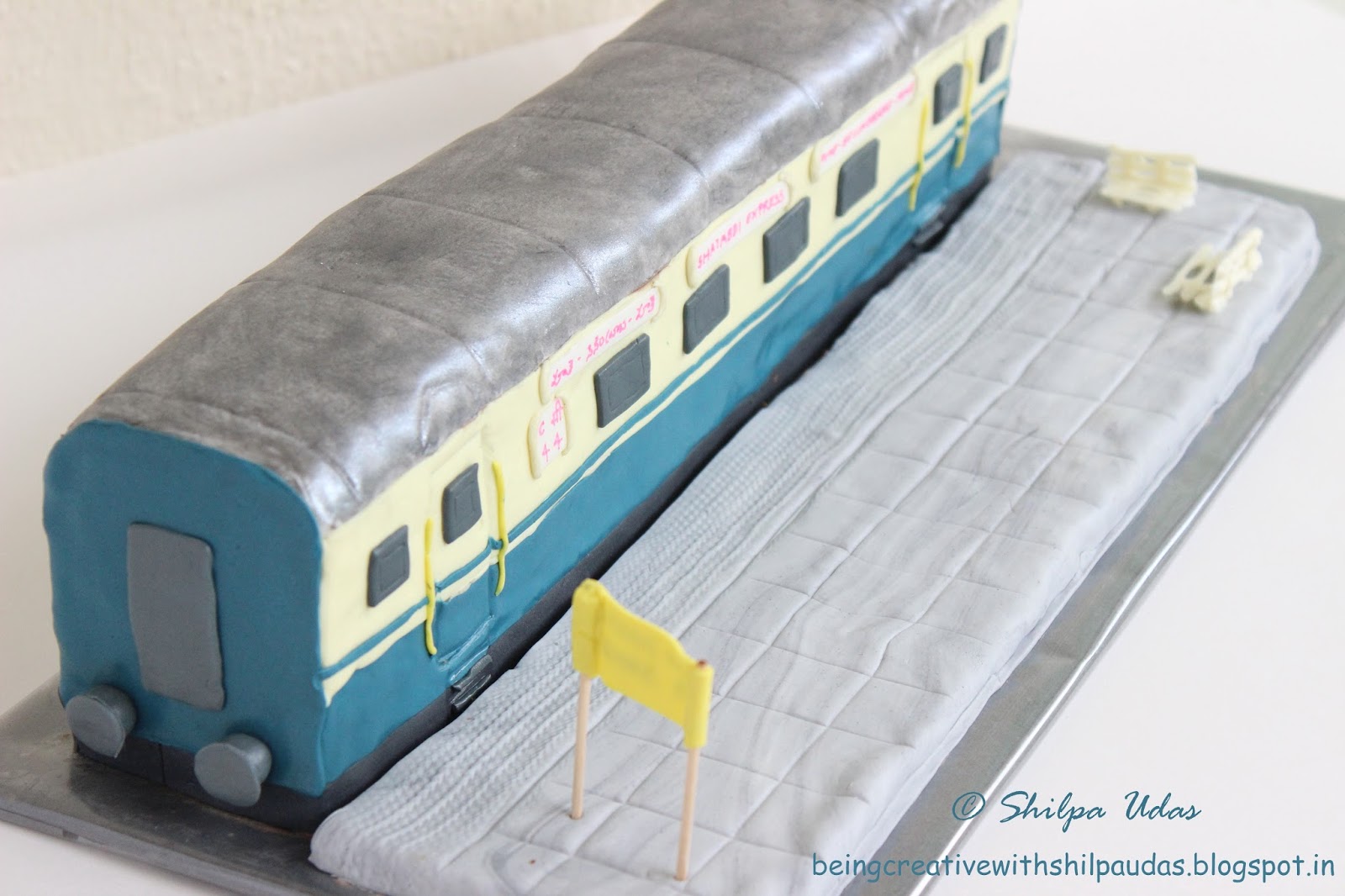 Being Creative With Shilpa Udas: The Shatabdi Express Train Cake
