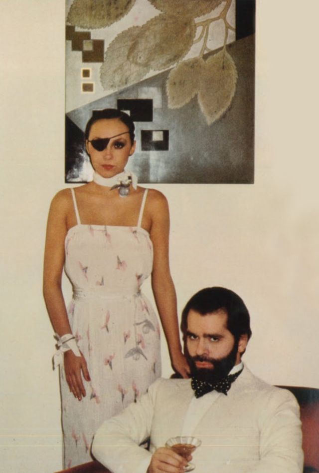 30 Best Vintage Photos of a Young and Handsome Karl Lagerfeld in the