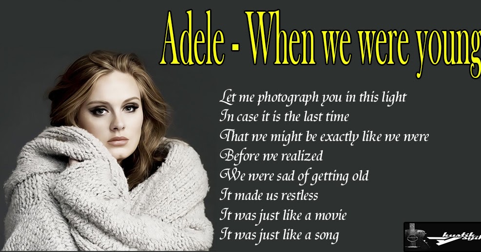 Was Just Like A Movie Adele