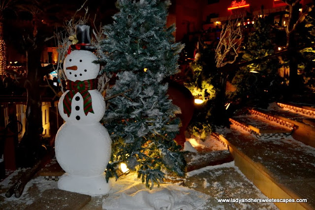 Frosty the snowman at Souk Festive Market