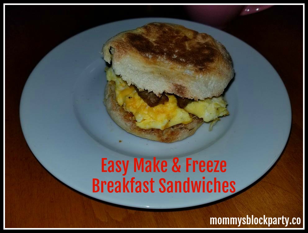 Easy Make & Freeze Breakfast Sandwiches Mommy's Block Party