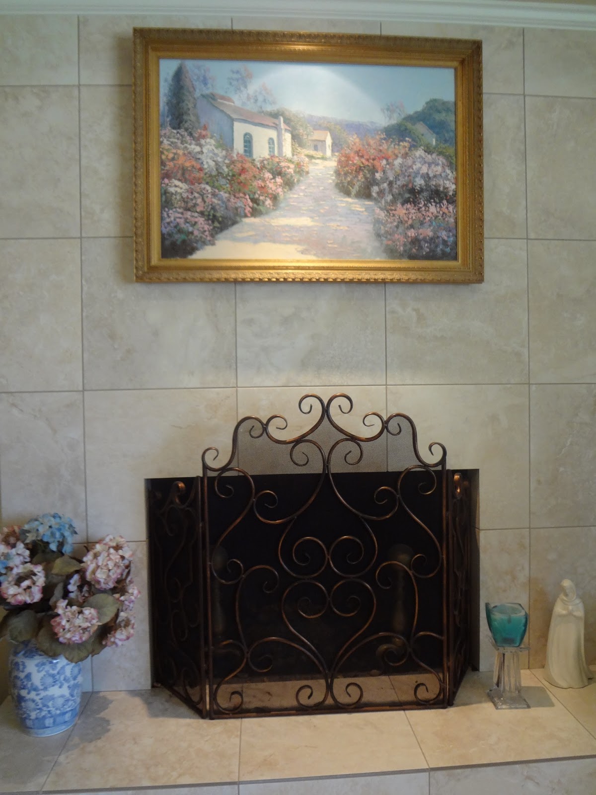 French Country With A Twist: French Country Mantel