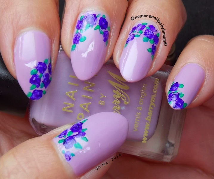 NoMoreNailPolishMum!: GOT Polish Challenge Part 2 - Week 9 - Lilac Floral