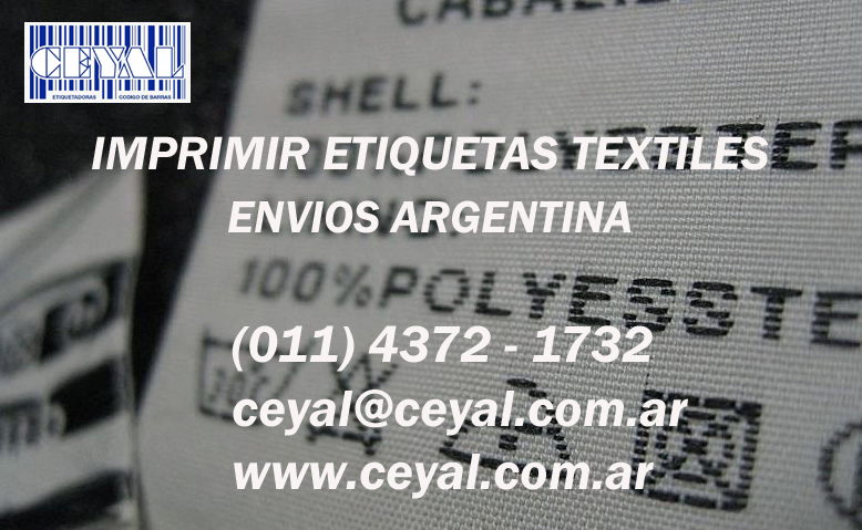 Etiqueta para imprimir en Zebra A cuatro cuadras de Av. Rivadavia
