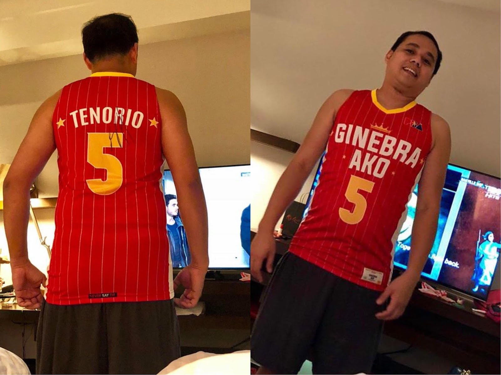 Philippine Basketball Association Ginebra San Miguel Sewn Jersey