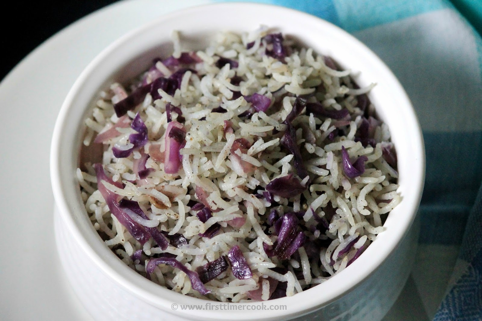 First Timer Cook Red Cabbage Fried Rice