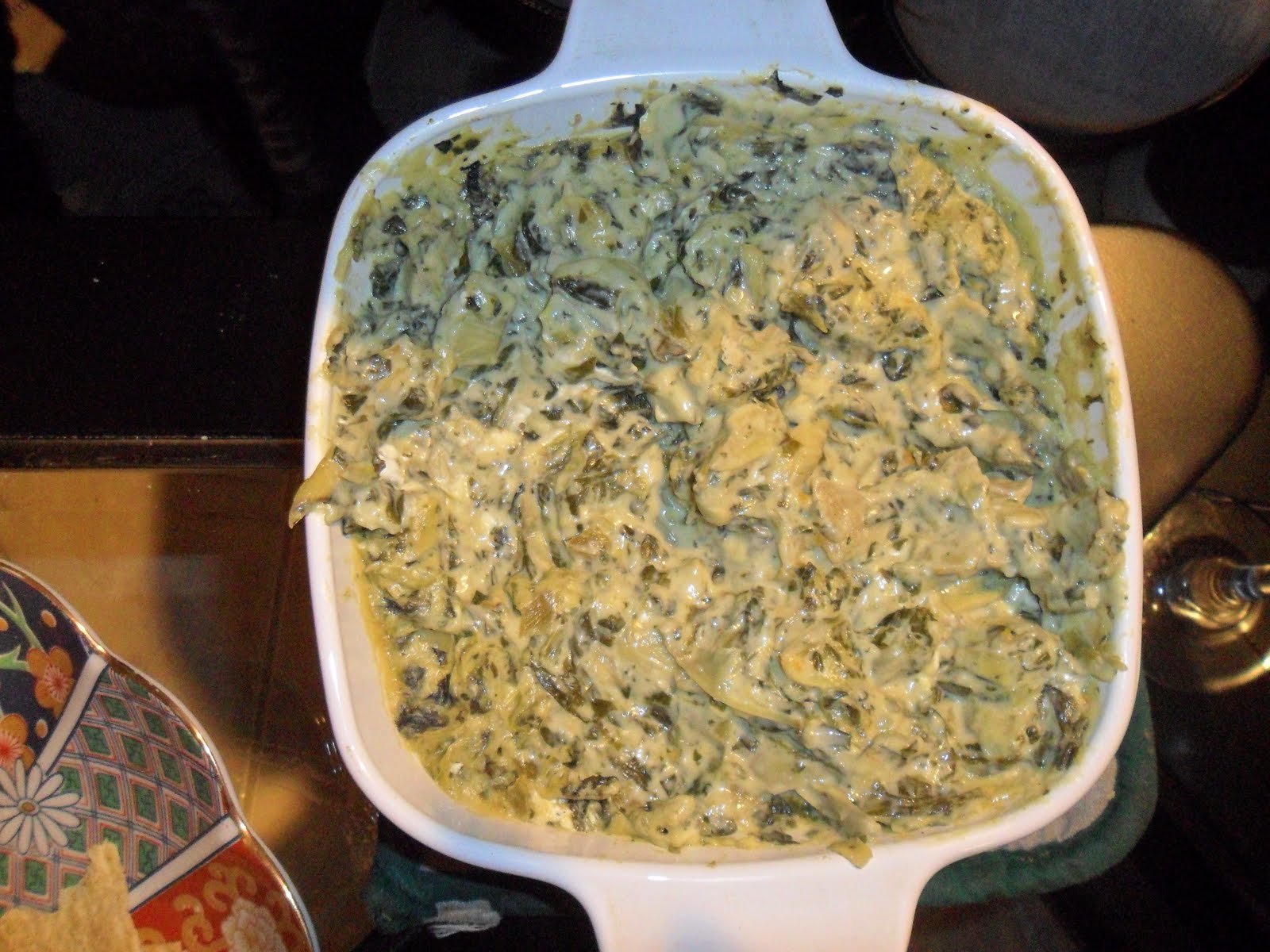 Patti's Spoonful of Recipes Spinach Artichoke Alfredo Dip