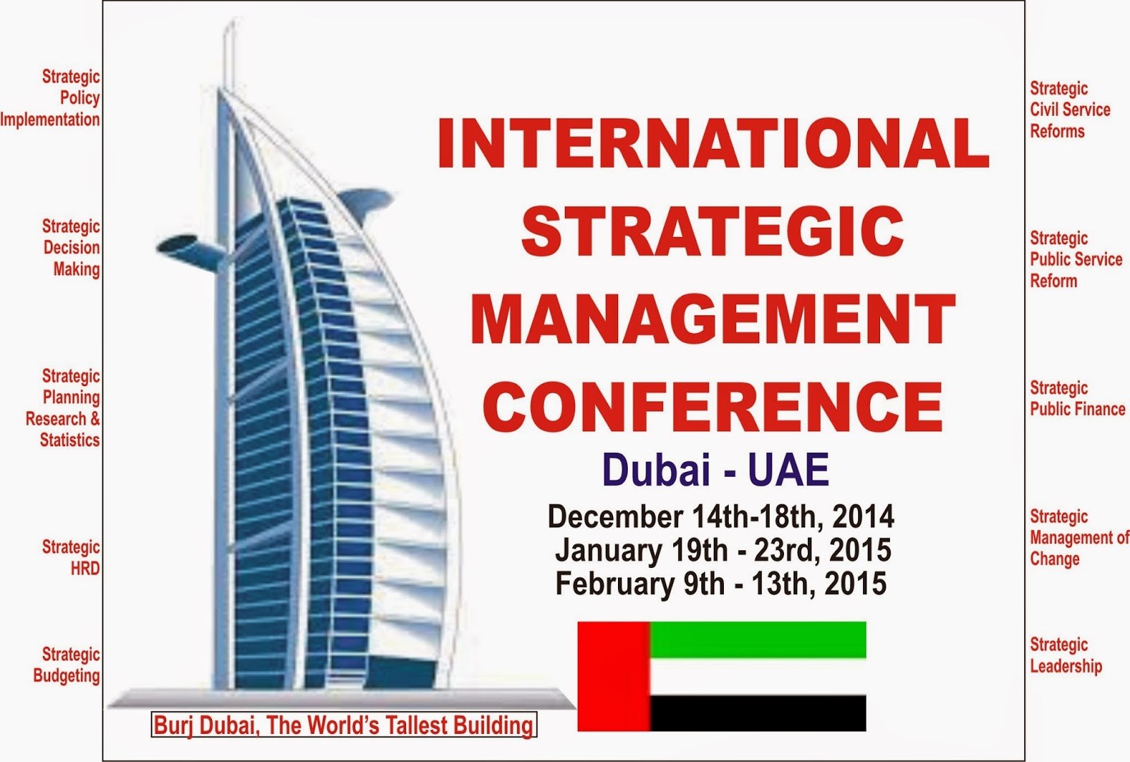 WORLDWIDE CONFERENCES Dubai International Strategic Management Conference