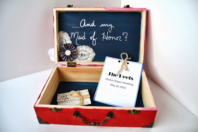 Flashback Summer- My Wedding: Bridesmaid Boxes DIY Tutorial