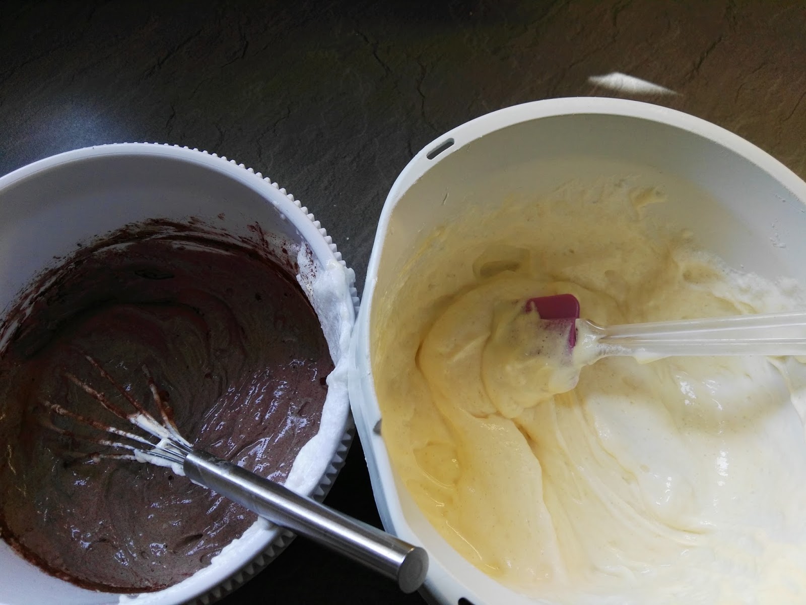 Leichter Marmor Käsekuchen Leichter Marmor Käsekuchen