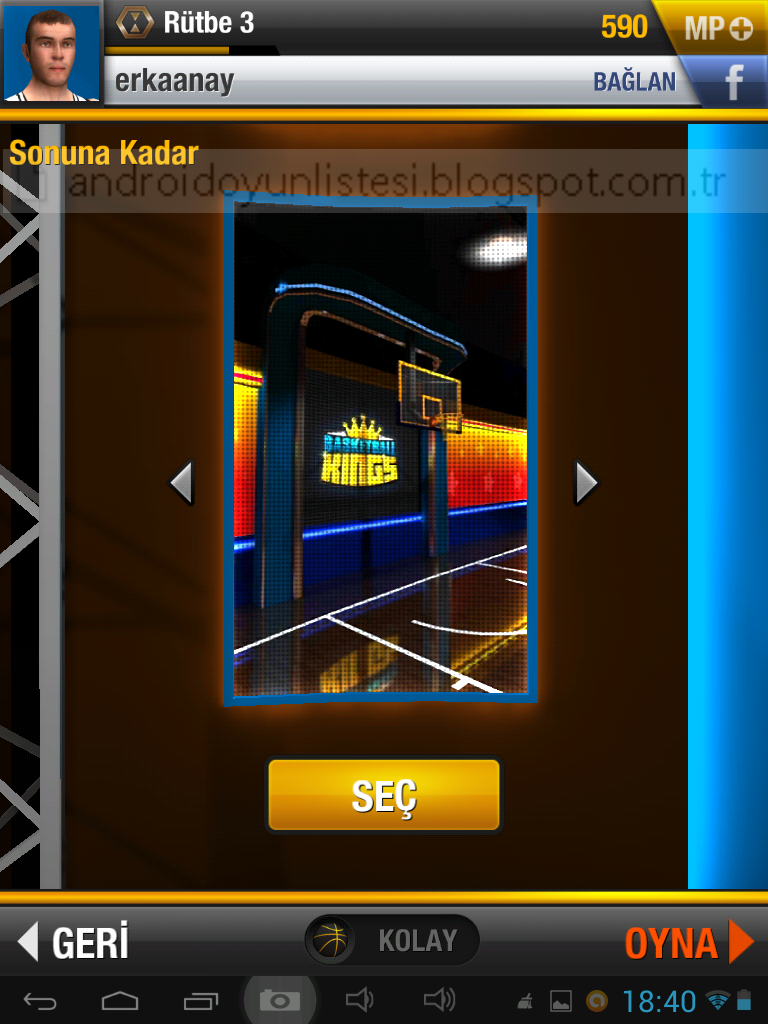 android oyun listesi 2 Basketball King İndir