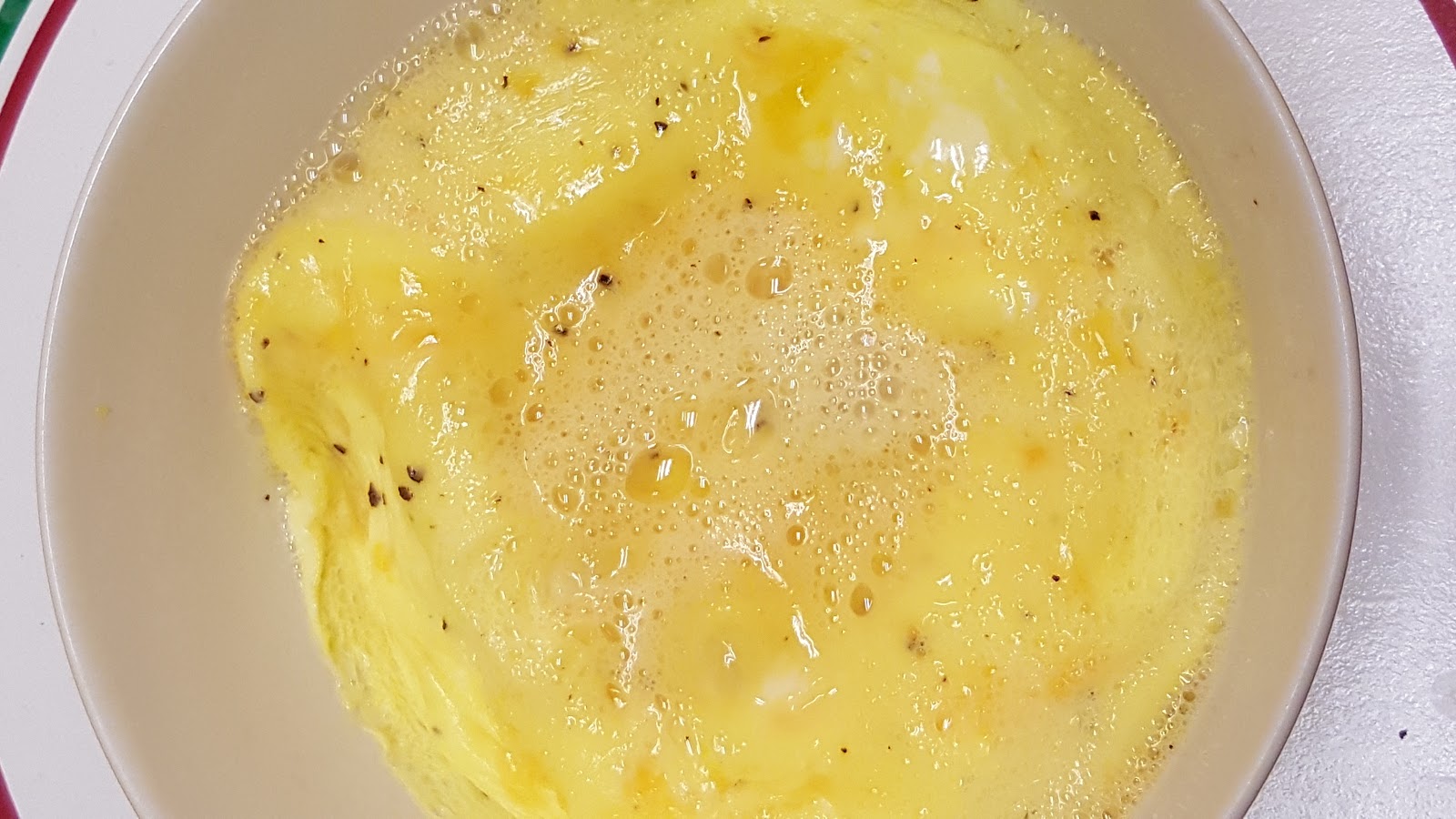 Creamy microwave scrambled eggs