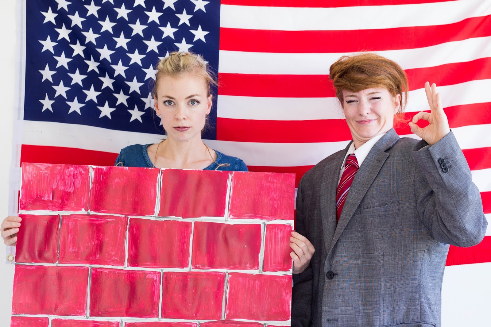 Do It Yourself Divas Diy Trump And The Wall Halloween Costume